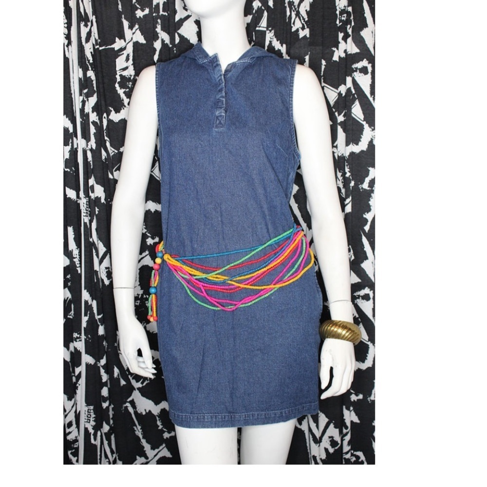 Multi-Colored Beaded Belt
